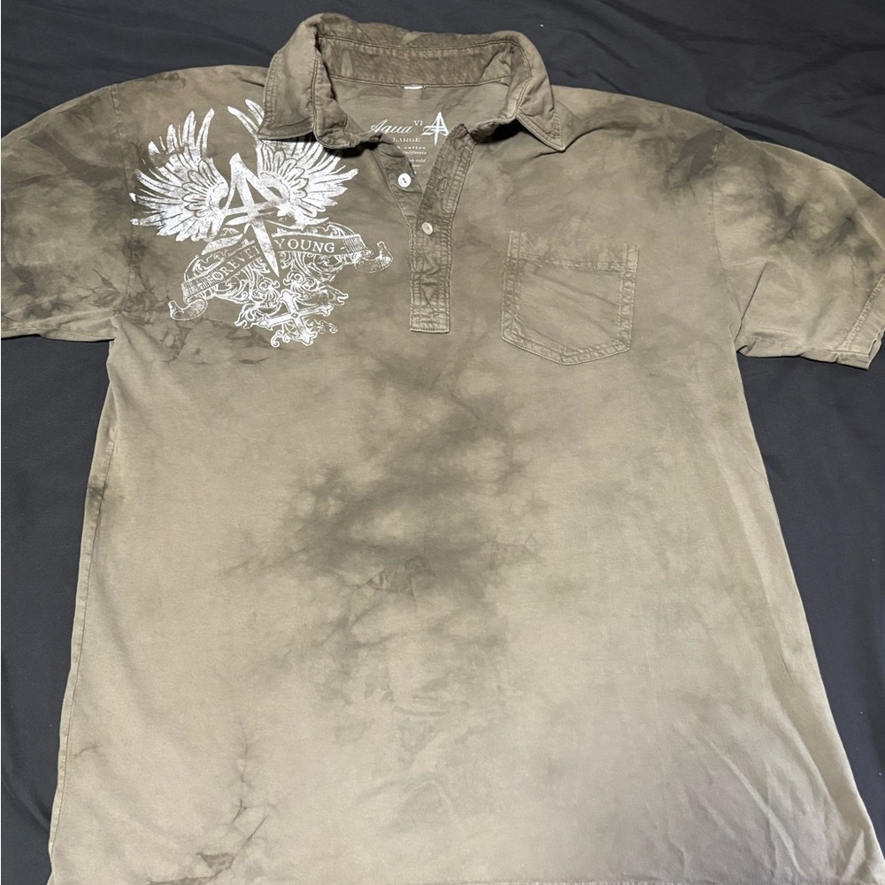 Affliction like polo shirt